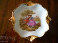 Porcelain saucer LIMOGES - France