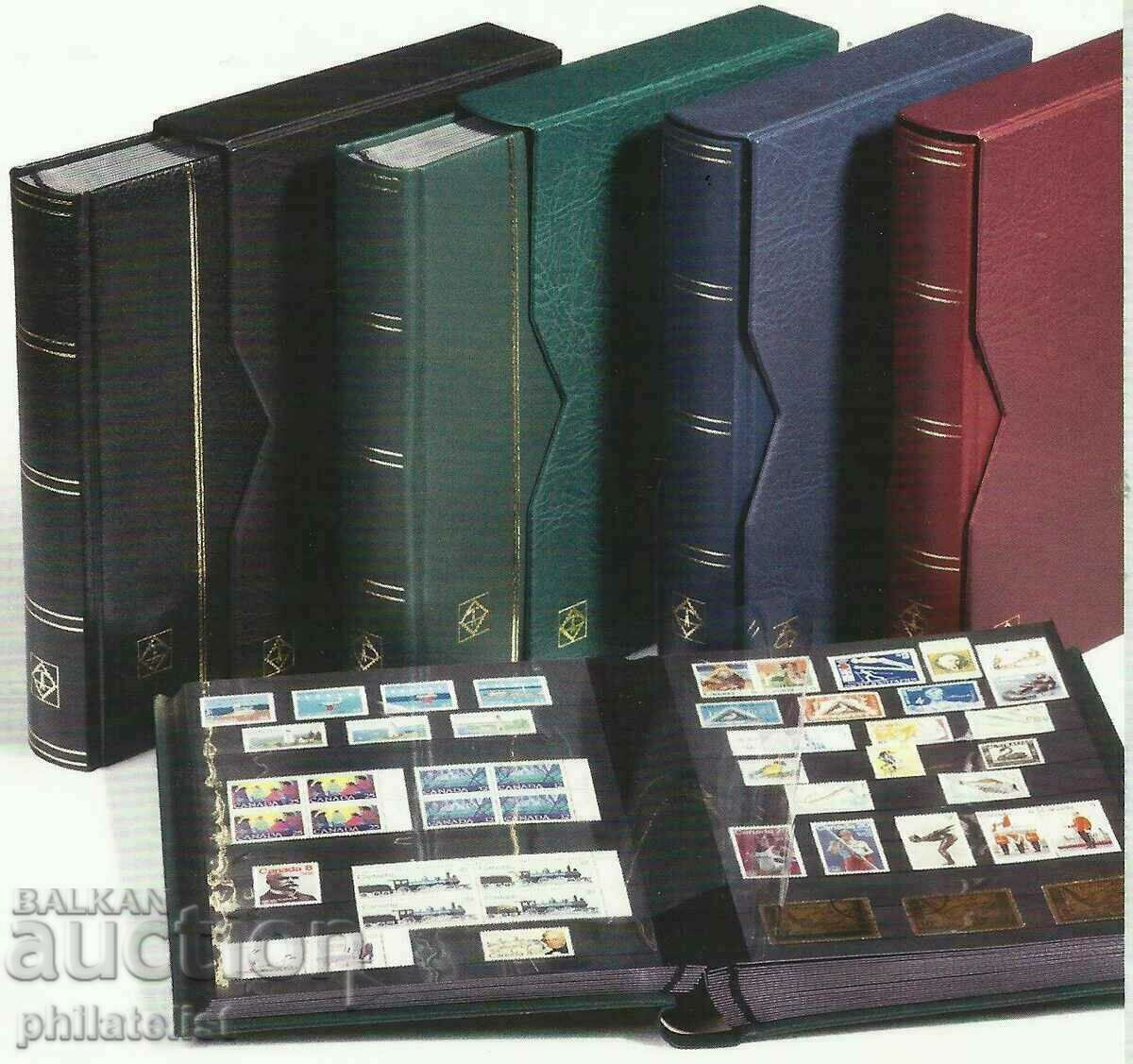 Leuchtturm Premium album for brands LUX 32 black shee