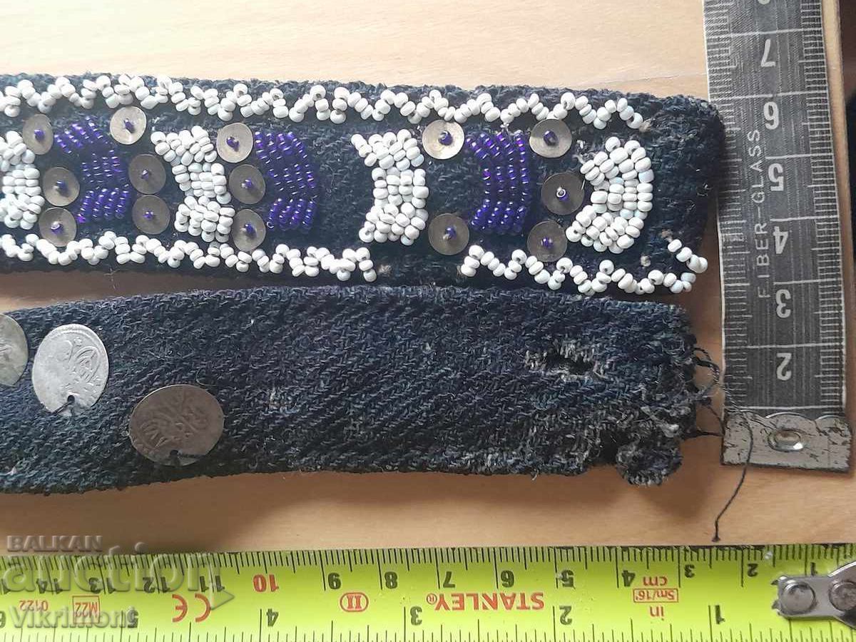 Beaded tail, Revival, silver, pafti (ornate belt buckles), traditional costume, ethnic, sukman (a type of dress) with price 180.00 BGN | € 92.03 Beaded tail, Revival, silver, pafti (ornate belt buckles), traditional costume, ethnic, sukman (a type of dress) with price 180.00 BGN | € 92.03