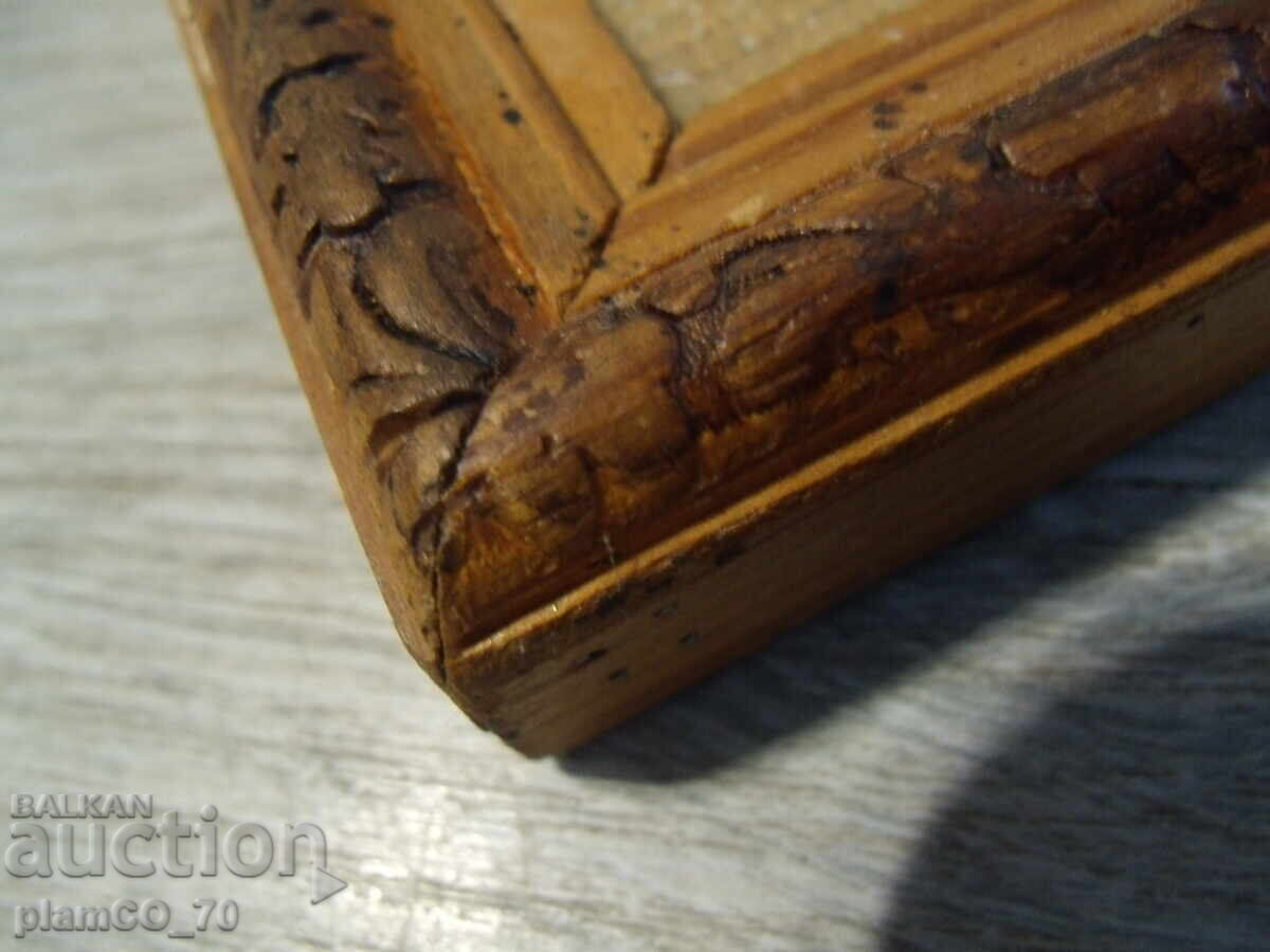 №*7825 old tapestry - Madonna - with frame - 5 №*7825 old tapestry - Madonna - with frame - 5