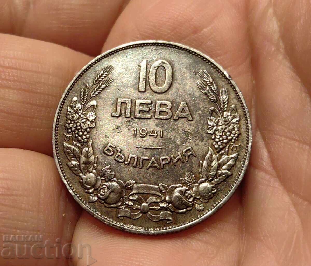 10 leva 1941 Bulgaria - Excellent - 7 10 leva 1941 Bulgaria - Excellent - 7