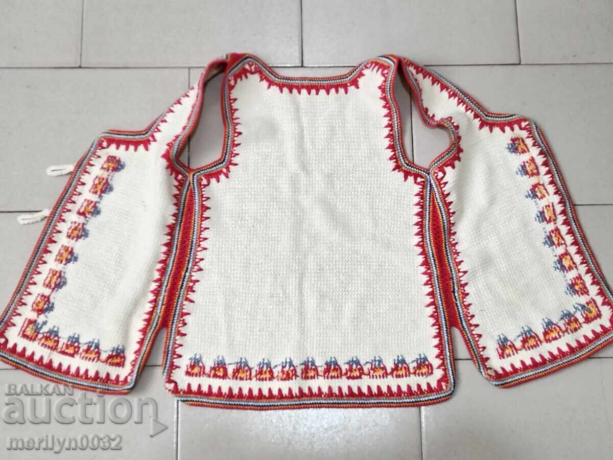 Delivery of Children's waistcoat old woolen knitted waistcoat knitting costume