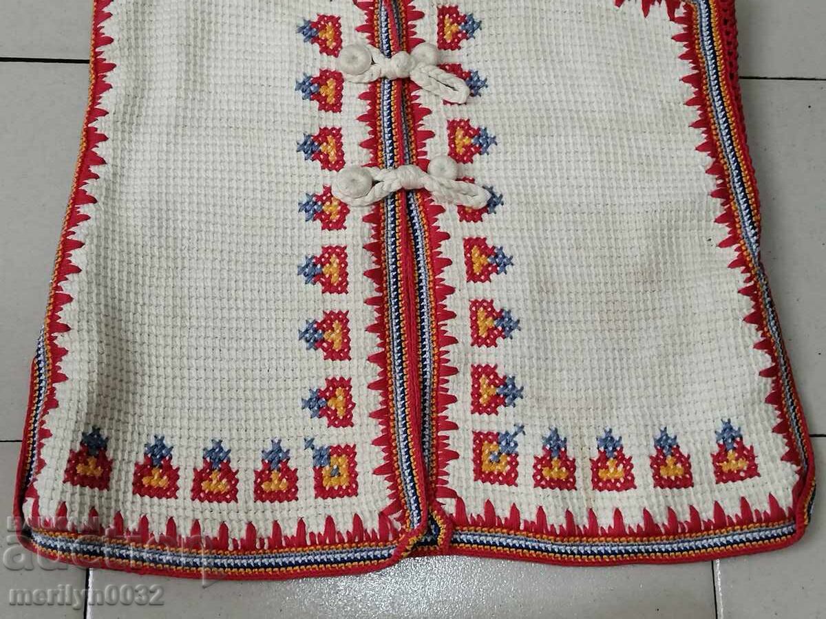 Children's waistcoat old woolen knitted waistcoat knitting costume - 7