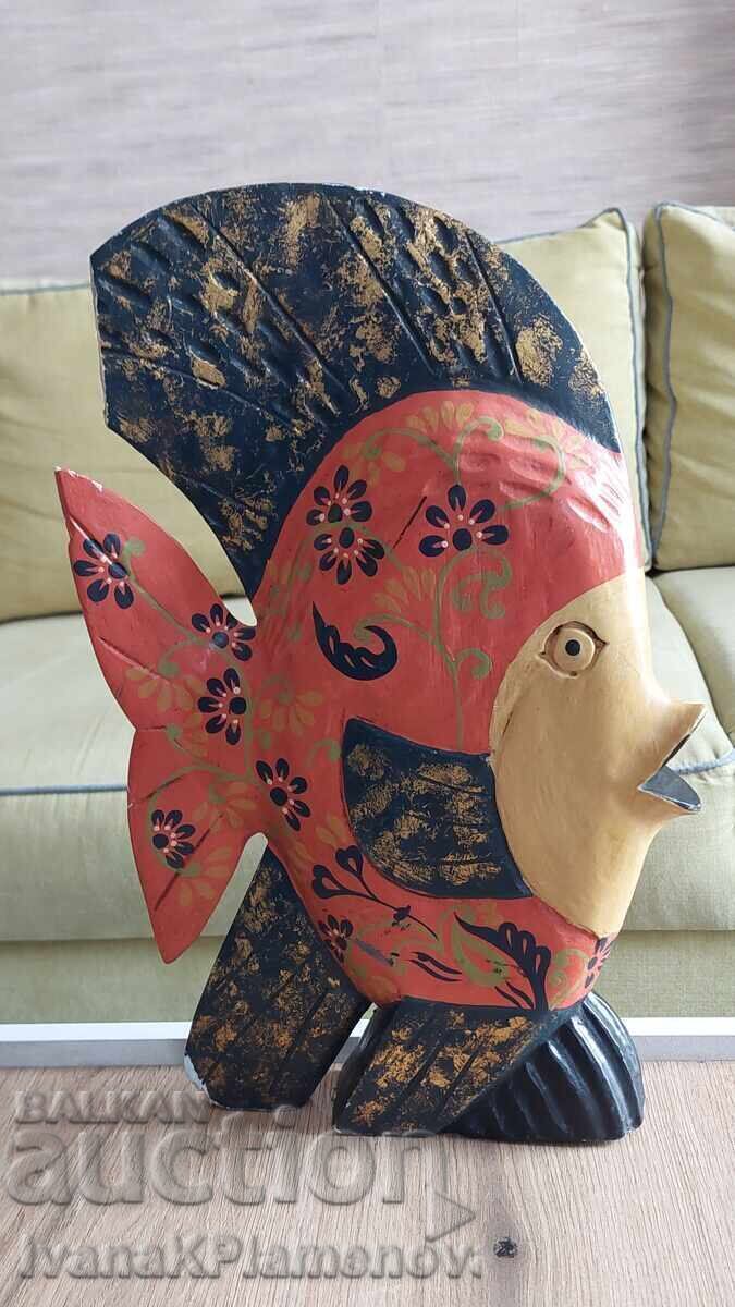 Auction Wood carving height 41cm Auction Wood carving height 41cm