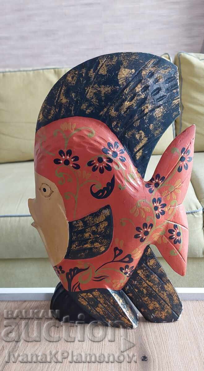 Sculptură în lemn înălțime 41 cm Sculptură în lemn înălțime 41 cm