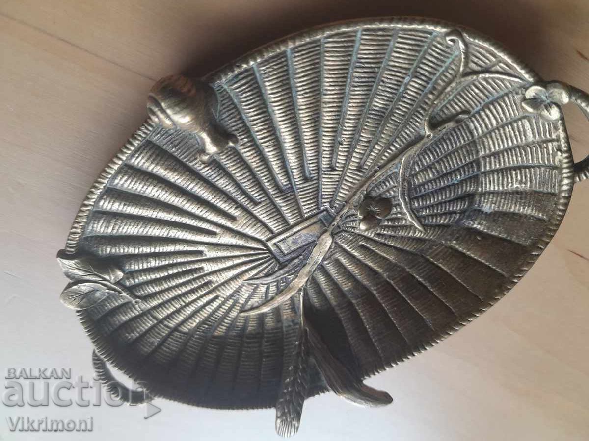 Secession, Art Nouveau, bronze, figurative vessel - 5 Secession, Art Nouveau, bronze, figurative vessel - 5