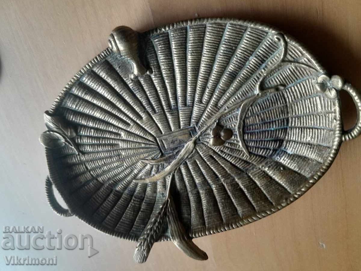 Secesiune, Art Nouveau, bronz, vas figurativ - 7