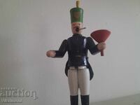 Candlestick, German soldier, wooden, figure,