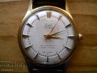 Old "Luga" watch - Switzerland - gold plated - works