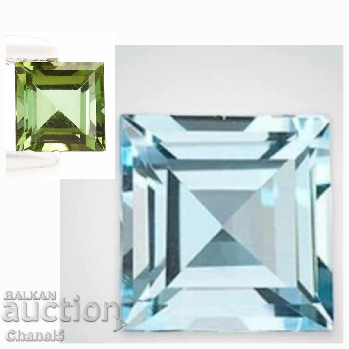 MICRO TOPAZ ȘI TURMALINĂ NATURAL - 0,35 carate (48) cu preț 14.90 BGN | € 7.62