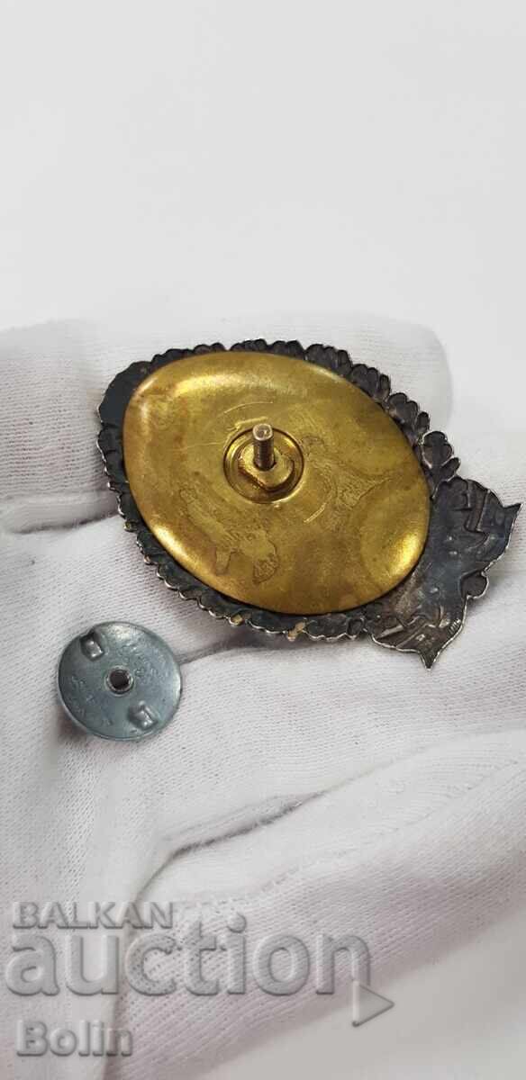 Insigna de argint de ofițer militar Boris III - 7