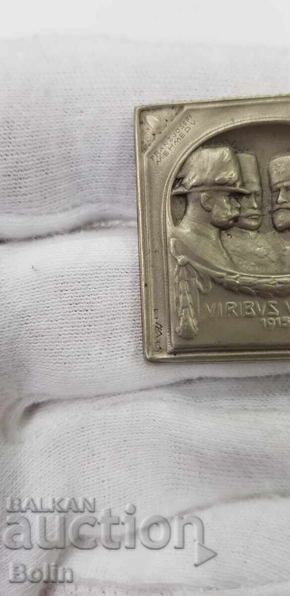 Rare patriotic sign, badge 1914-1918 Four rulers - 5 Rare patriotic sign, badge 1914-1918 Four rulers - 5