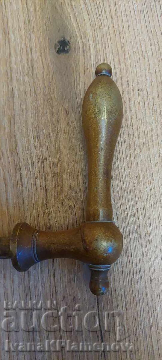 Auction  Vintage bronze door handles for collectors