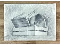 “Still life with pencil – drawing”