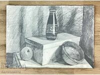 “Still life pencil drawing”