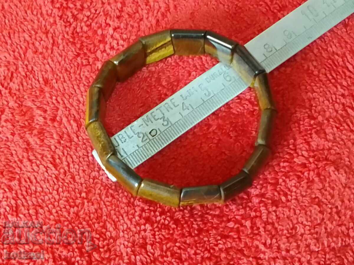 Tiger's Eye Semi-Precious Stone Bracelet with price 35.50 BGN | € 18.15 Tiger's Eye Semi-Precious Stone Bracelet with price 35.50 BGN | € 18.15