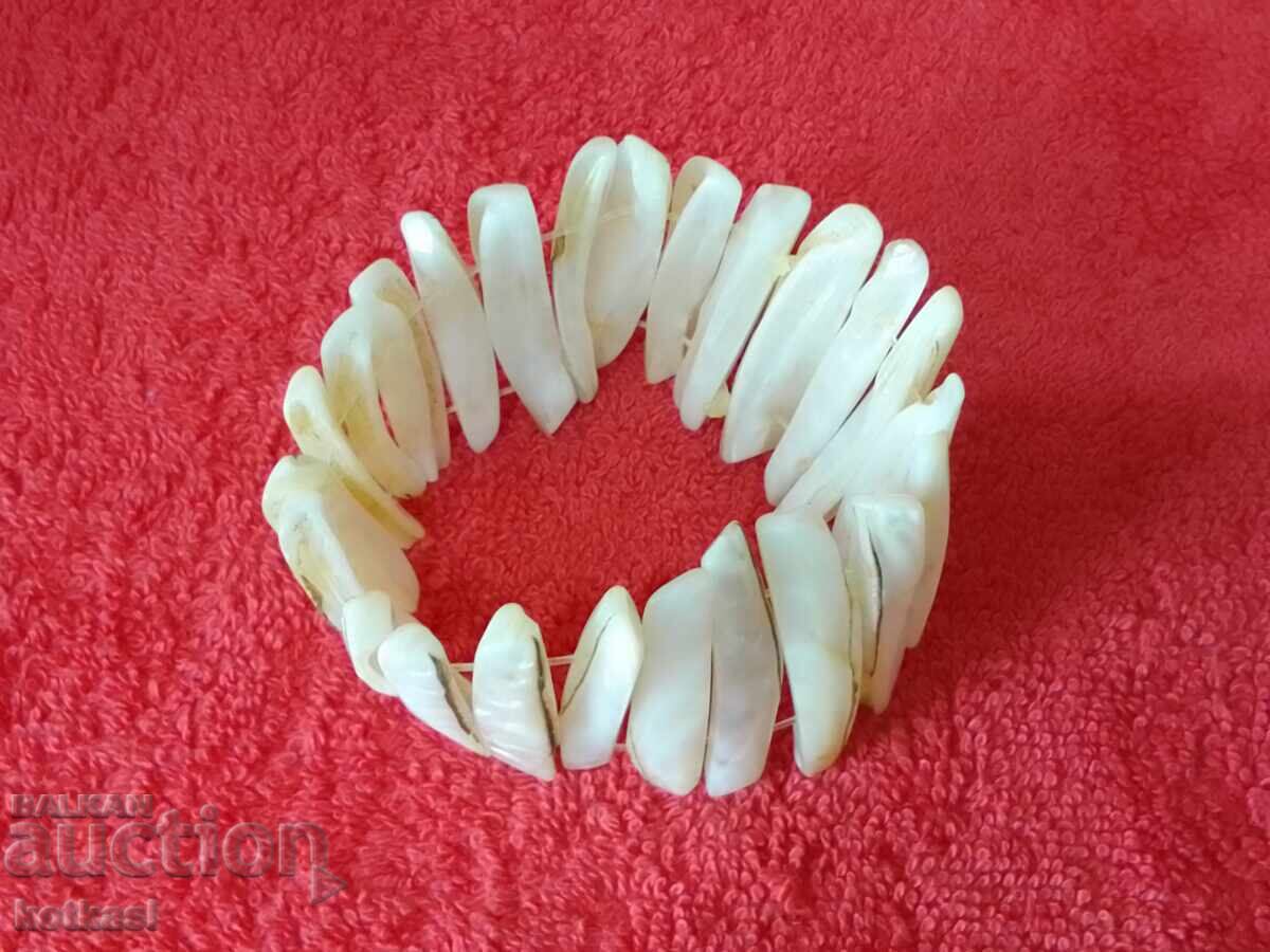 Delivery of Bracelet made of semi-precious stone Mother of Pearl