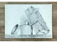 “Still life pencil drawing”