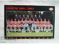 Football card - PSV Eindhoven, Netherlands