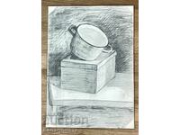 “Still life pencil drawing”