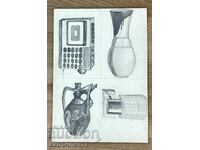 “Still life pencil drawing”