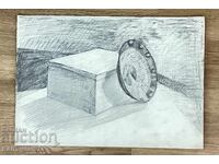 “Still life pencil drawing”