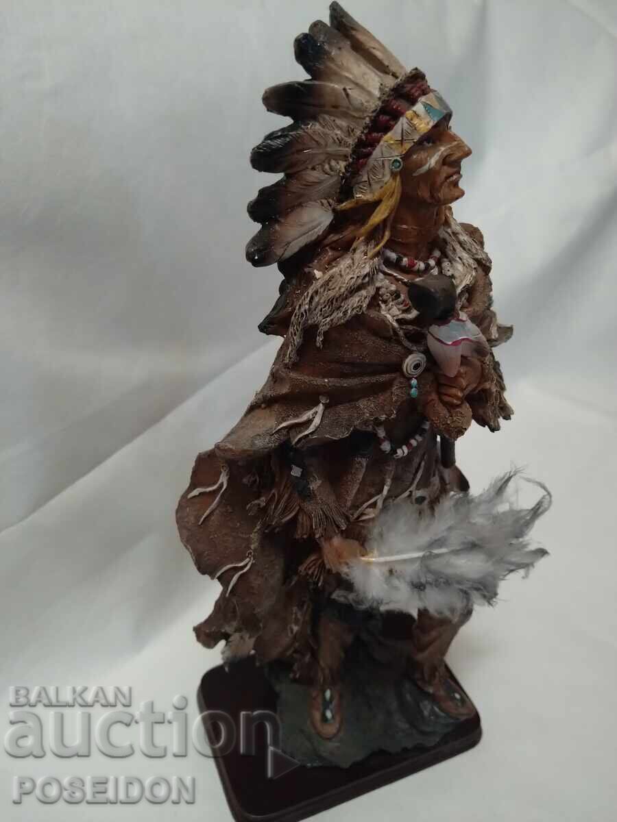 INDIAN FIGURE PLASTIC STATUETTE - 5 INDIAN FIGURE PLASTIC STATUETTE - 5