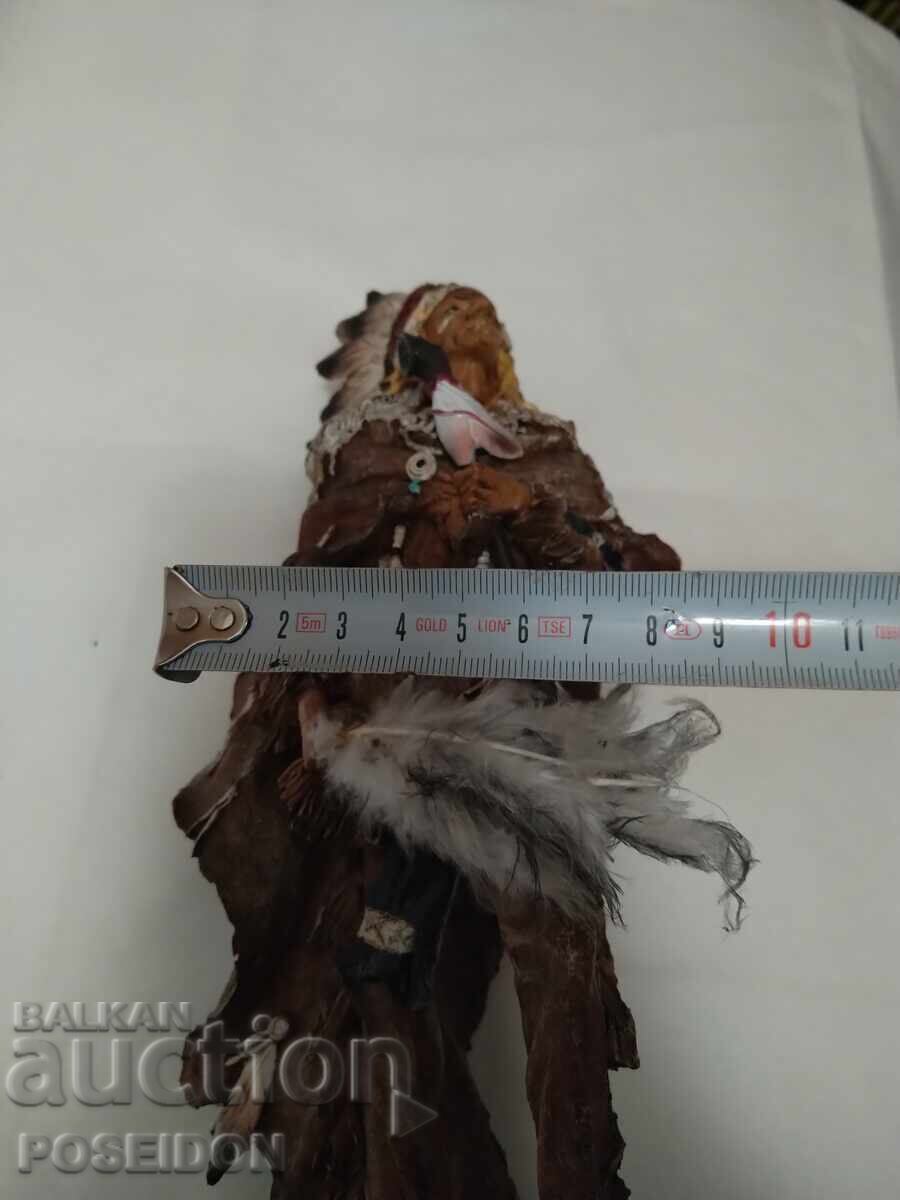 INDIAN FIGURE PLASTIC STATUETTE - 7 INDIAN FIGURE PLASTIC STATUETTE - 7