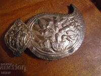 silver half of the buckle, rare motif, part of a collection