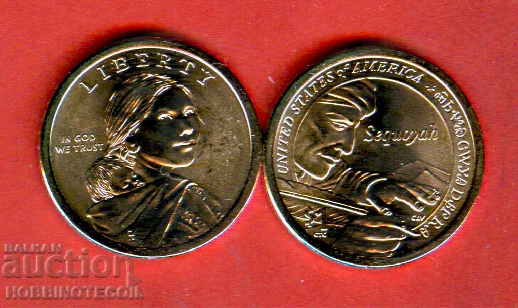 САЩ  USA 1$ ИНДИАНКА емисия - issue 2017 - P - НОВА UNC