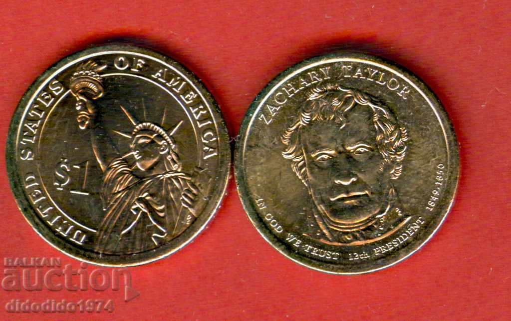 САЩ USA 1$ - 12 ПРЕЗИДЕНТ емисия - issue 2009 - P НОВА UNC САЩ USA 1$ - 12 ПРЕЗИДЕНТ емисия - issue 2009 - P НОВА UNC