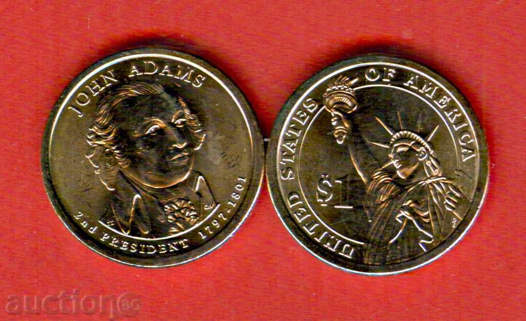 САЩ USA 1$ - 2 ПРЕЗИДЕНТ емисия - issue 2007 - Р НОВА UNC САЩ USA 1$ - 2 ПРЕЗИДЕНТ емисия - issue 2007 - Р НОВА UNC