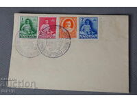 1938 Postal envelope Birthday of N.C.V Simeon stamps