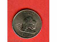 USA 25 cent issue 2005 P KANSAS - BISON NEW UNC