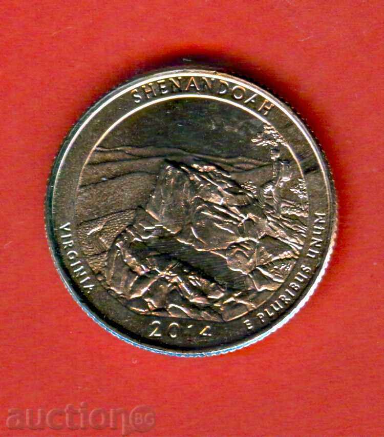 ΗΠΑ Η.Π.Α. Έκδοση 25 σεντ 2014 D VIRGINIA NEW UNC ΗΠΑ Η.Π.Α. Έκδοση 25 σεντ 2014 D VIRGINIA NEW UNC