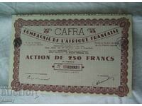 Action France - CAFRA - French African Company, 1936