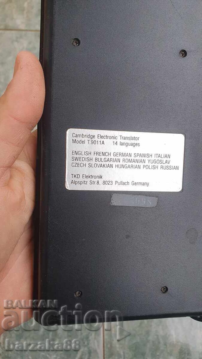 Auction Electronic translator from 14 languages Auction Electronic translator from 14 languages