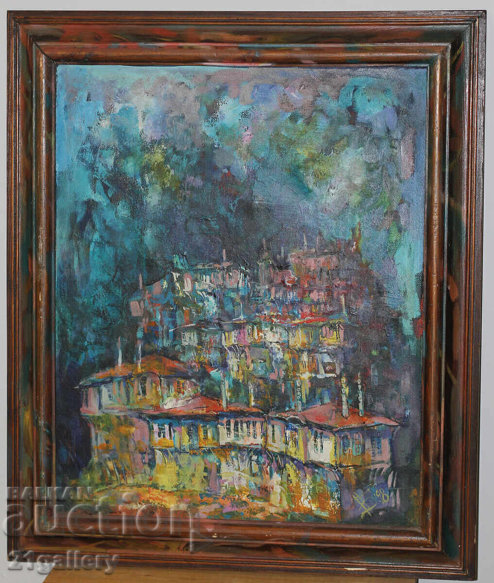 Georgi Boyadzhiev (1969-) Oil painting, landscape, signed with price 700.00 BGN | € 357.90 Georgi Boyadzhiev (1969-) Oil painting, landscape, signed with price 700.00 BGN | € 357.90