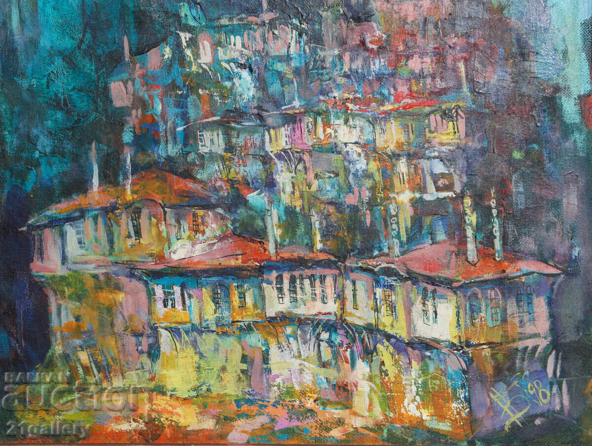 Георги Бояджиев ( 1969-) Маслена картина, пейзаж, подписана - 6 Георги Бояджиев ( 1969-) Маслена картина, пейзаж, подписана - 6