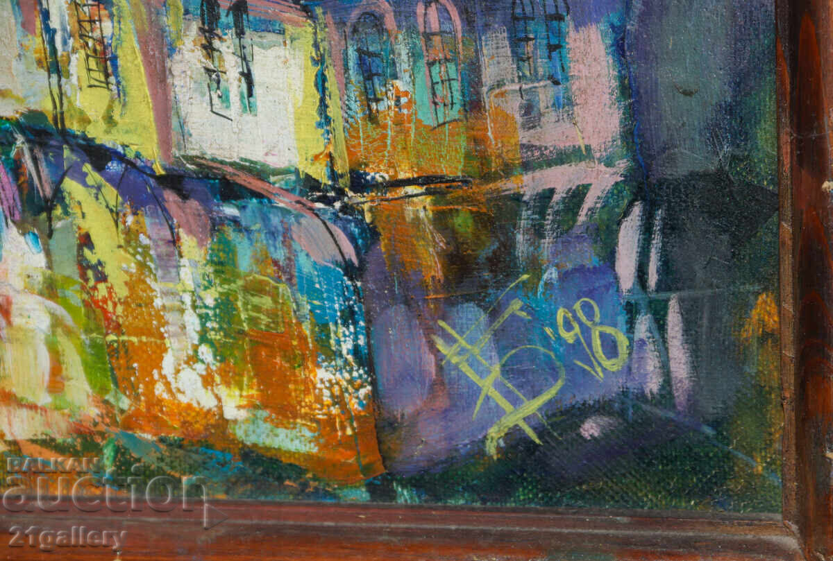 Георги Бояджиев ( 1969-) Маслена картина, пейзаж, подписана - 7 Георги Бояджиев ( 1969-) Маслена картина, пейзаж, подписана - 7