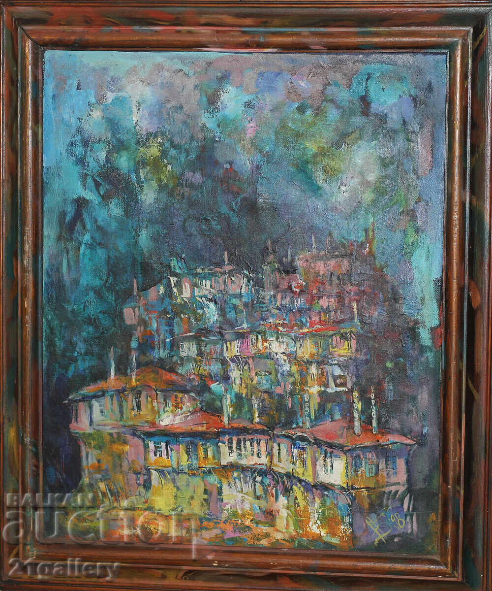 Georgi Boyadzhiev (1969-) Oil painting, landscape, signed Georgi Boyadzhiev (1969-) Oil painting, landscape, signed