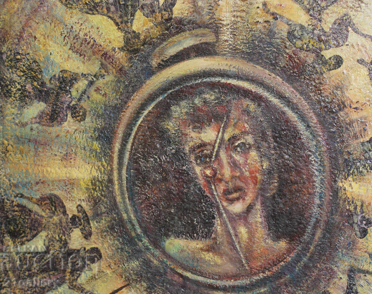 Auction Nikolay Marinov (1966-) abstract composition, signed Auction Nikolay Marinov (1966-) abstract composition, signed