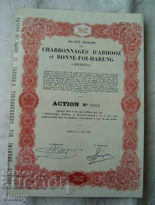 Action Belgium - coal mines in the Erstal region, 1909 Action Belgium - coal mines in the Erstal region, 1909