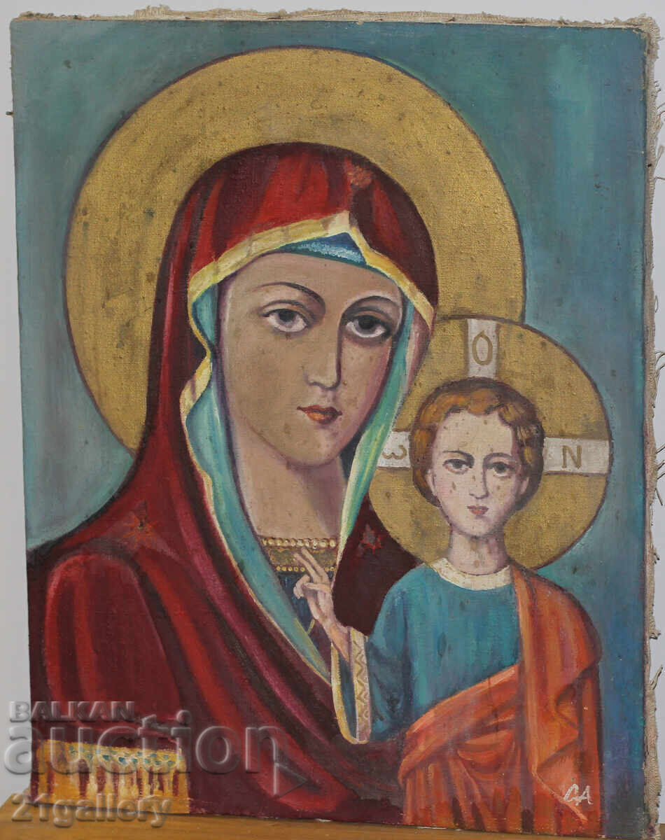 Auction Ancient picture of the Holy Mother of God with the Child Auction Ancient picture of the Holy Mother of God with the Child