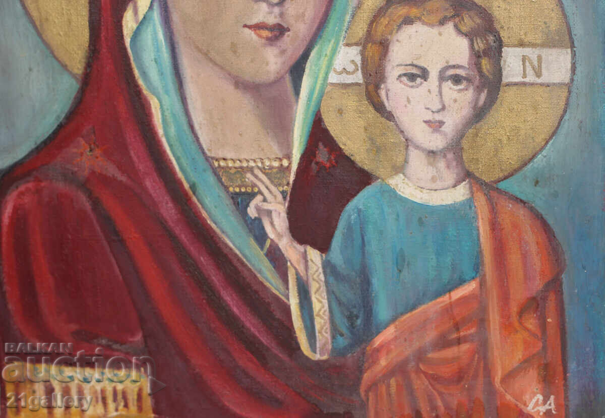 Ancient picture of the Holy Mother of God with the Child - 6 Ancient picture of the Holy Mother of God with the Child - 6