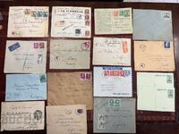 Kingdom of Bulgaria, Reich, Israel, lot of stamps, postal envelopes,