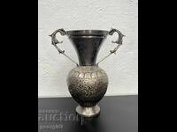 English silver plated dish / vase. No. 6369