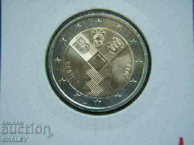 2 euro 2018 Estonia "100 years Baltic"(1) /Estonia/ (2 euro) 2 euro 2018 Estonia "100 years Baltic"(1) /Estonia/ (2 euro)