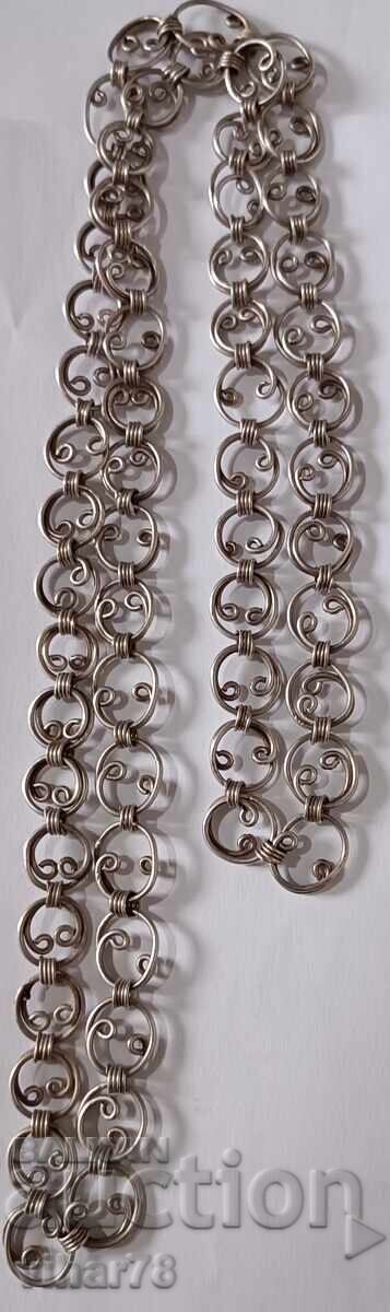 Old silver chain necklace - 6 Old silver chain necklace - 6