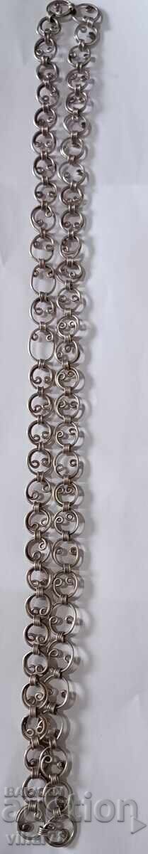 Old silver chain necklace - 7 Old silver chain necklace - 7